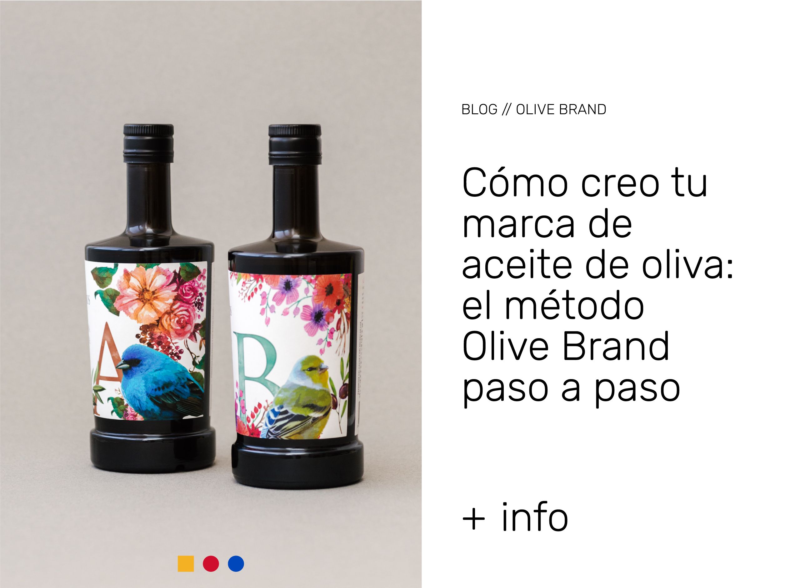 como-se-crea-una-marca-de-aceite-de-oliva-metodo-olive-brand dos botellas de los quinientos diseñada por loris brand estudio de branding